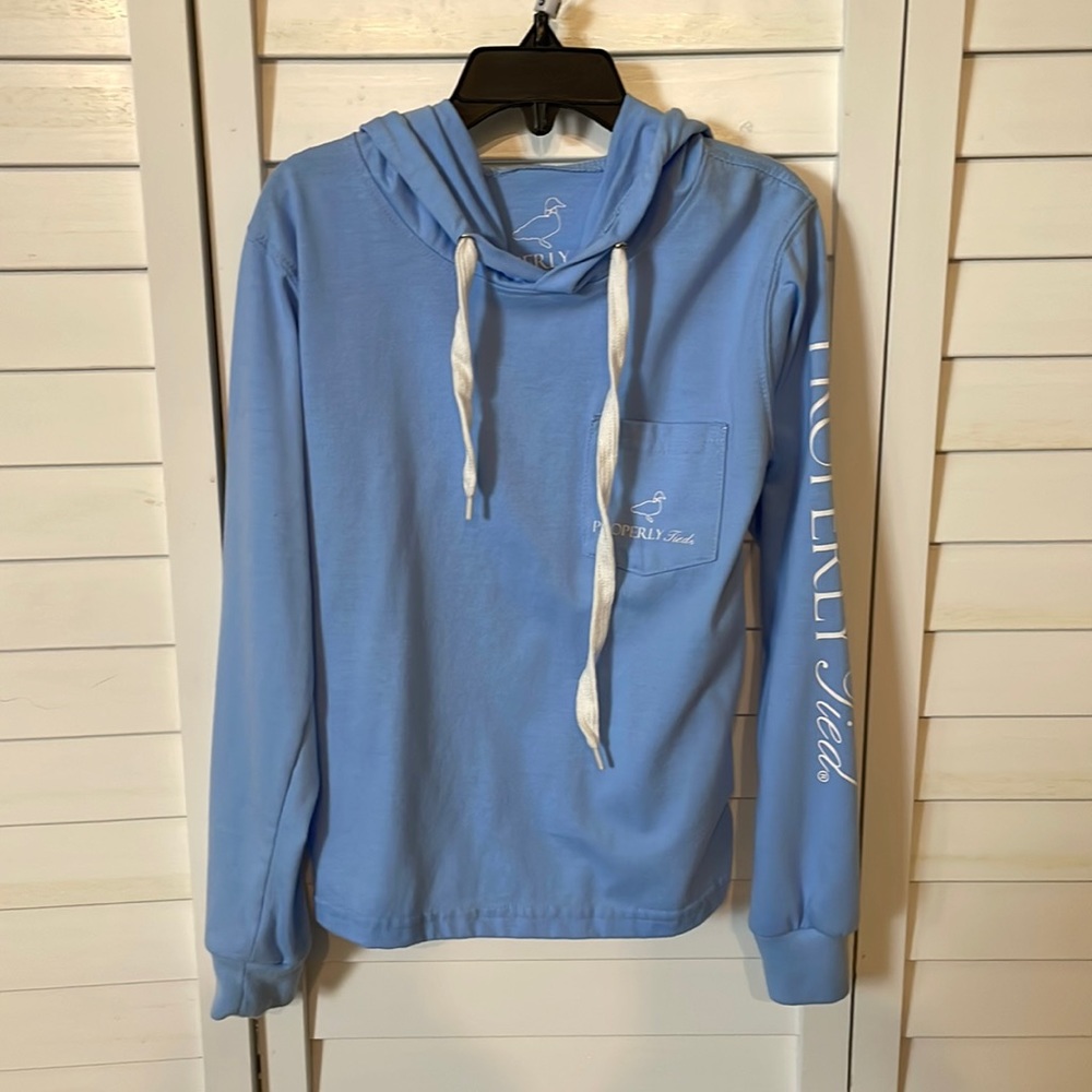 Kids properly tied hoodie